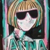 Anna-46x64-500-acrylic-on-black-gloss-paper